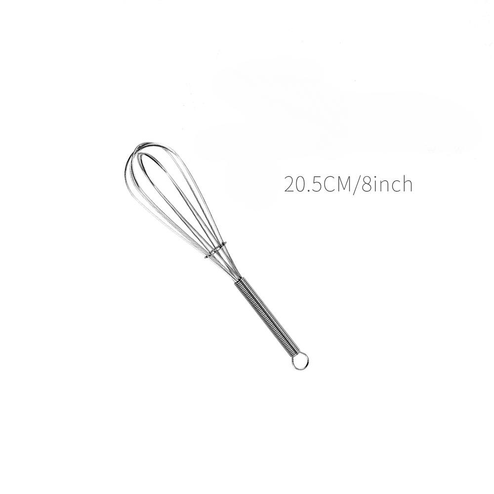 Ruční nerezový šlehač na vejce Mini šlehač Ručně vyrobený Whiskey Káva Smetana Koláč Drátová metla Mixér Pečicí nástroj Příslušenství