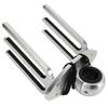 Wakeboard Tower Rack Adjustable Angle Wakeboarding Holder Bracket Polished Aluminium Alloy for 1.89in 2.36in 2.48in