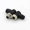 Female M12 3 4 6 8 Pin Waterproof IP67 Electrical Connector Automotive Circular 8-Pin for Vehicle Applications