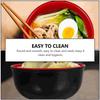 4 ks Ramenová mísa Nádobí pro hotel Ručně tažené nudle Melaminová nádoba na nudle Domácí stolování Salát