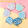 Interactive Mini Game Console Keychain Plastic Toy With Led Light Portable And Fun