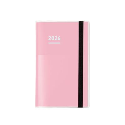 KOKUYO Jibun Techo Mini First Kit Notebook 2026 Monthly/Weekly B6 Slim Pink NI-JFM1P-26, Starts Nov. 2025