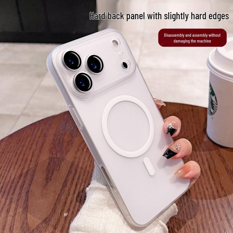 Ice Mist Frosted Ultra-thin Magnetic Mirror Case for iPhone 17 Pro Max & 17 Air