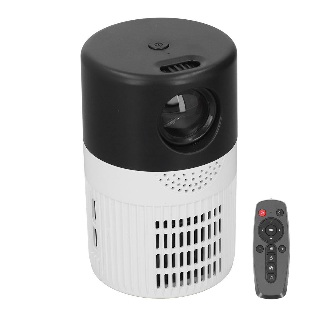 Mini Projector TFT LCD High Definition Dual Fan Portable Home Video Movie Projector 100‑240V UK Plug