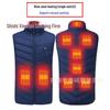 Men's Dual Control USB Heated Vest - 11 Zone, 3 Temperature Settings for Winter
