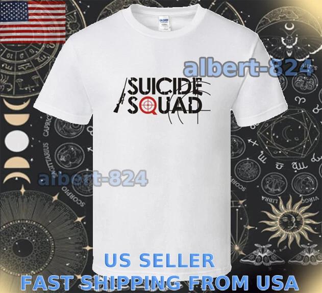 NEW SHIRT SUICIDE SQUAD LOGO T shirt FUNNY AMERICAN SIZE S TO 5XL S