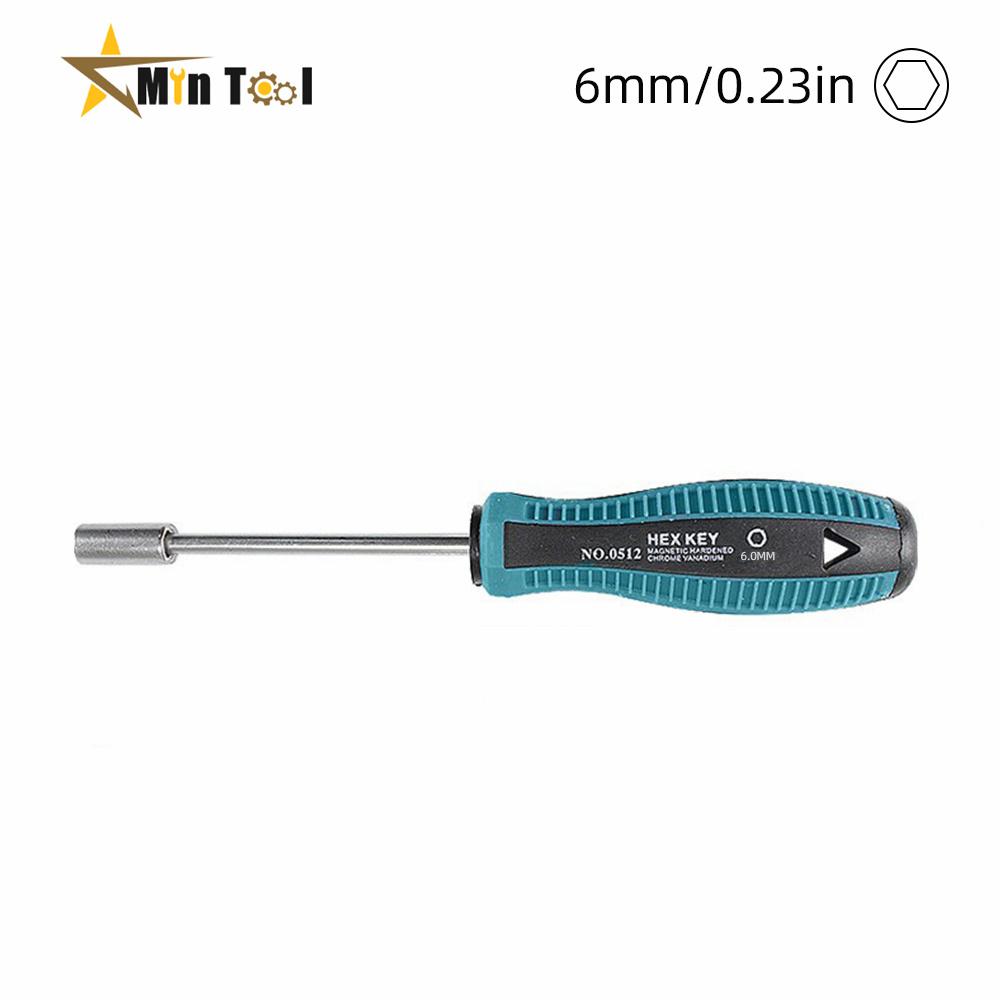 6mm 7mm 8mm 9mm 10mm 11mm Metall-Steckschlüssel Schraubenschlüssel Schraubendreher Sechskantmutter Schlüssel Muttertreiber Handwerkzeug für Autoreparaturwerkzeug