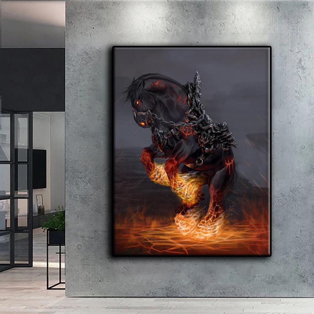 5D DIY Diamond Embroidery Animal Horse  Diamond Painting Mosaic Home Decoration