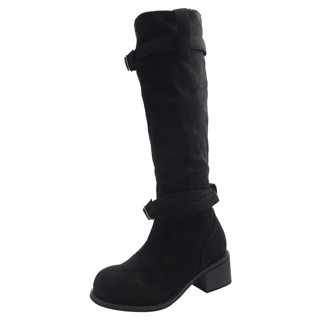 Comfortable Hundred Vintage Women's Not Tired Tall Western Cowboy Boots - Comfortable Soft Non-Slip Height Increasing Shoes