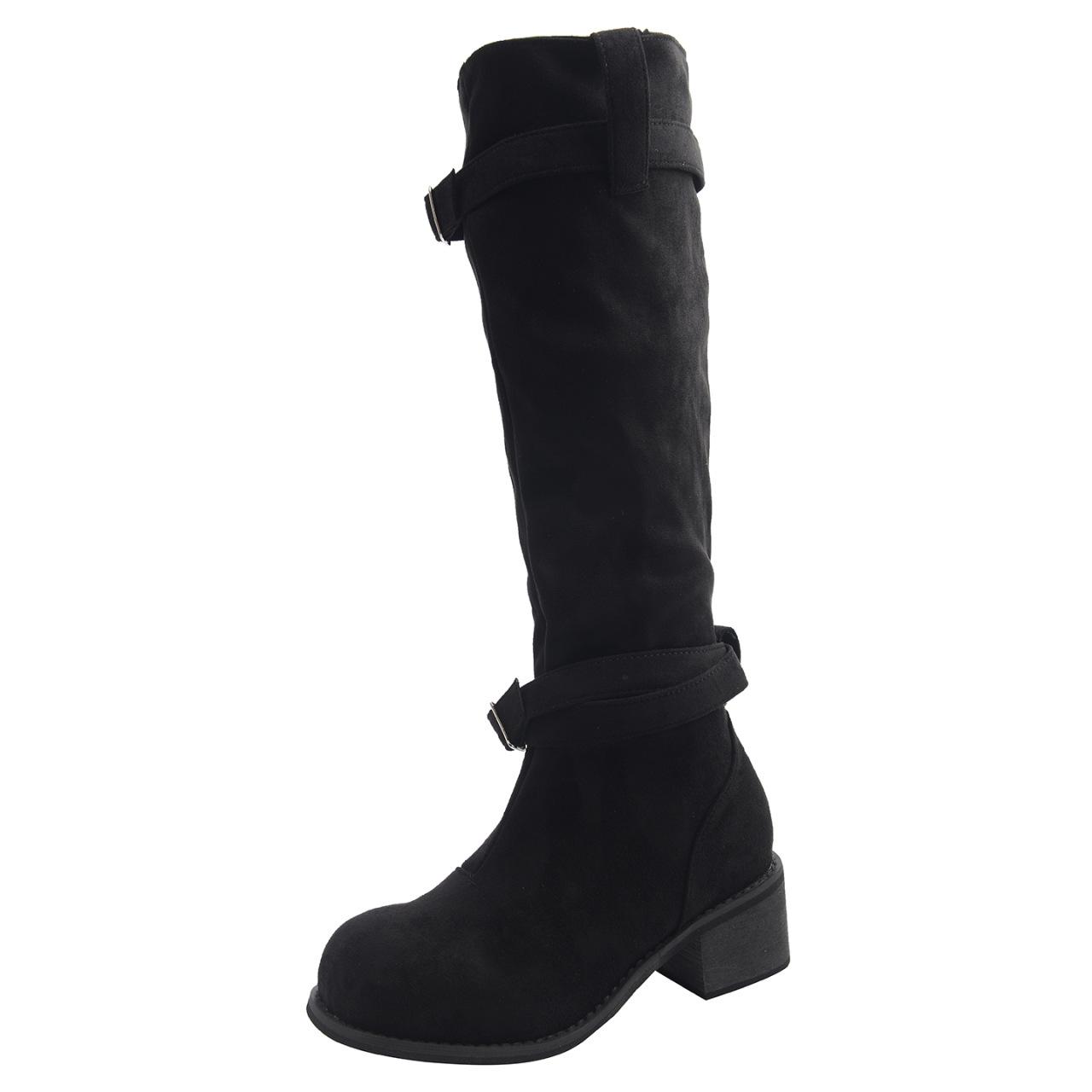 

Женские замшевые не устающие ноги ботинки Мартина удобные мягкие эластичные трендовые нескользящие износостойкие шикарные универсальные выдающиеся туфли на увеличение роста 35