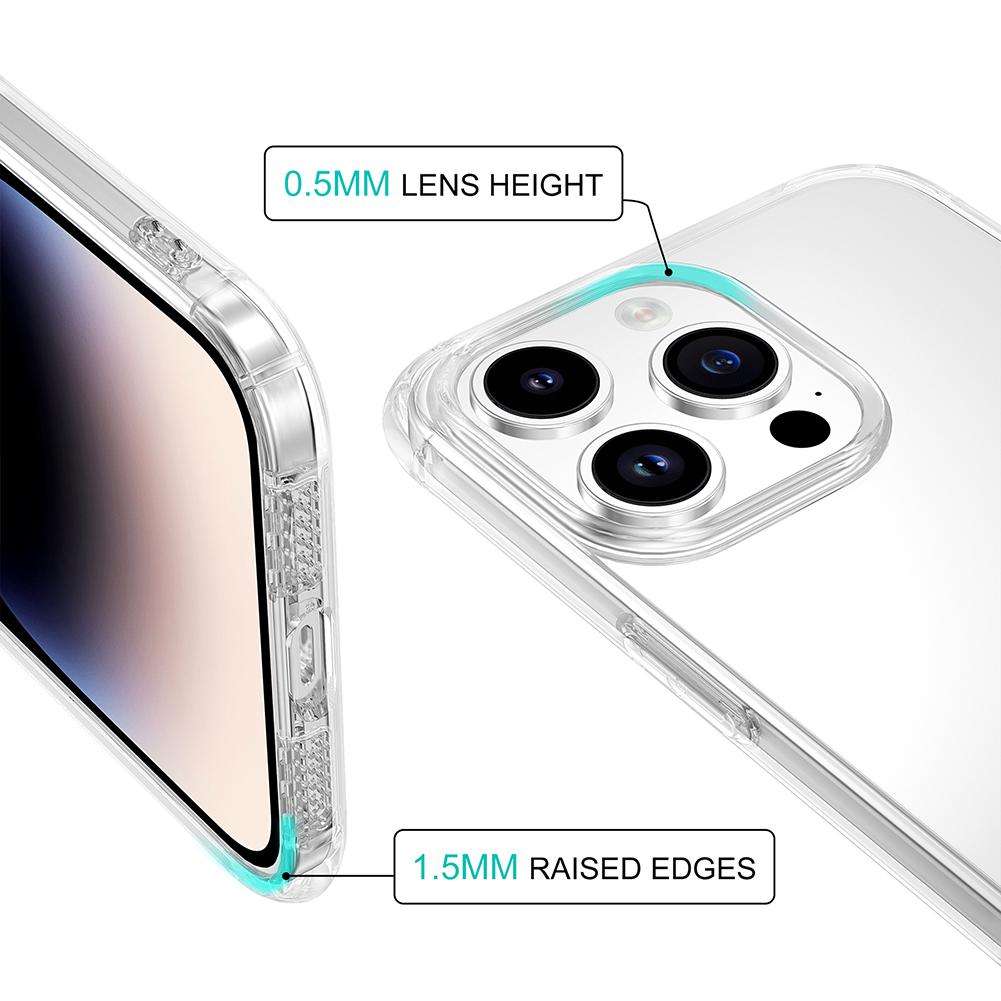 Clear Phone Case Soft TPU Protective Case Anti-Fall Shockproof Case Mobile Phone Case Cover for IPhone 15 Pro/15 Pro Max