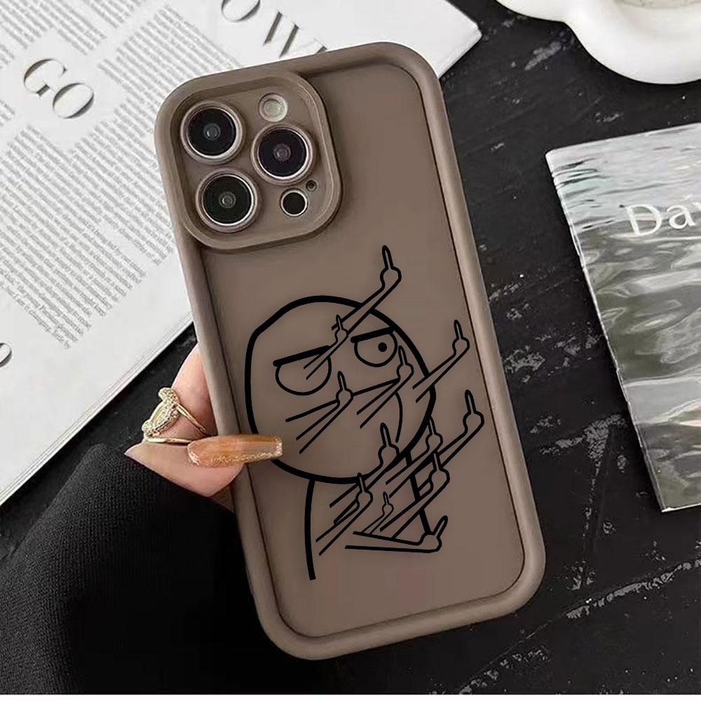 Interesting Cartoon Characters Phone Case For iPhone Apple 17 AIR 16 16E 11 12 13 14 15 XR Plus Pro Max Case Shockproof Cover