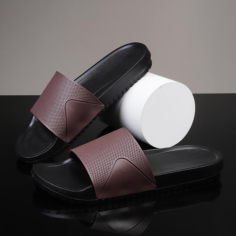Summer Men Slippers Indoor Home Slides Bathroom Shoes Breathable Outdoor Sandals Clogs Beach Slippers Flip Flops For Male 38-49