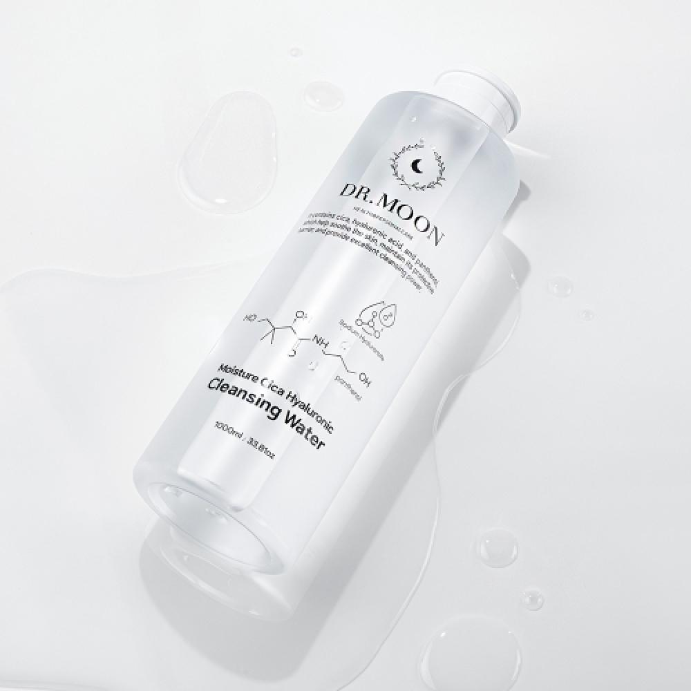 Drmoon Hydratační Čisticí Voda Cica Hyaluronová Mírně Kyselá 1000 ml
