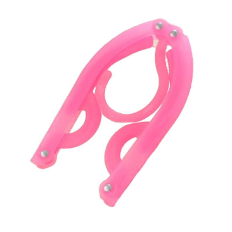 Colorful Travel Hanger Folding Design Lightweight Portable Clothes Hanger