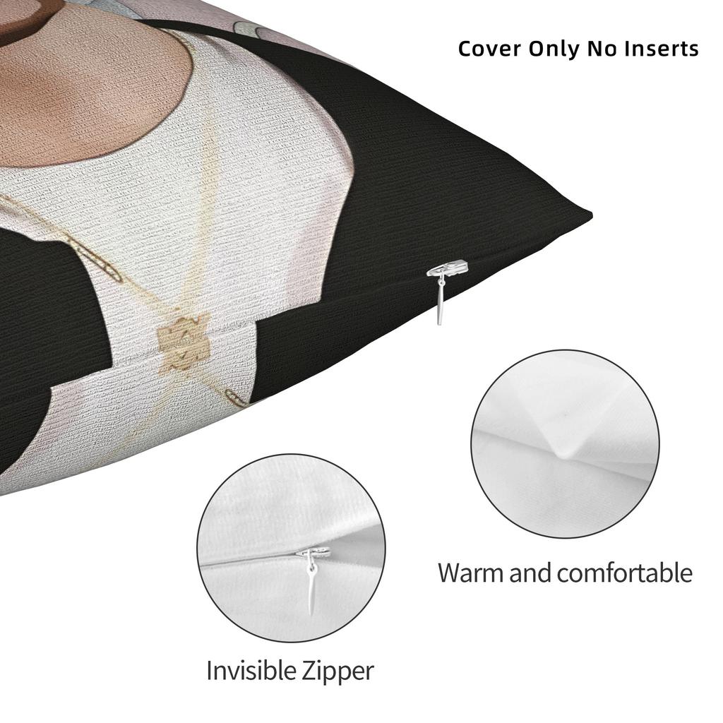 Pillow Case Singer Jack Harlow Soft Pillow Cover For Sofa Car Home Decor Kawaii Pillowcases