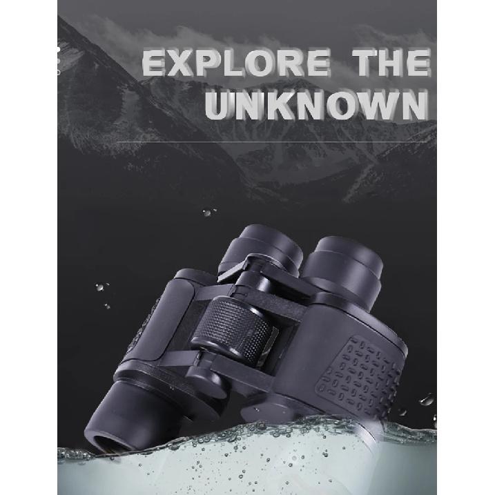 Binoculars 80X80 Long Range 15000m HD High Power Telescope Optical Glass Lens Low Light Waterproof For Hunting Sports Scope