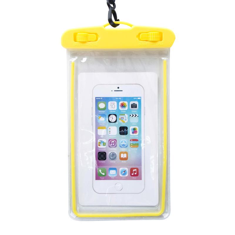 Luminous Waterproof Phone Pouch: Touchscreen, Dive-Friendly for Beach, Swimming, Rafting, and Riding