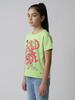 MONTE CARLO Girl Regular Fit Fluorescent Green Top