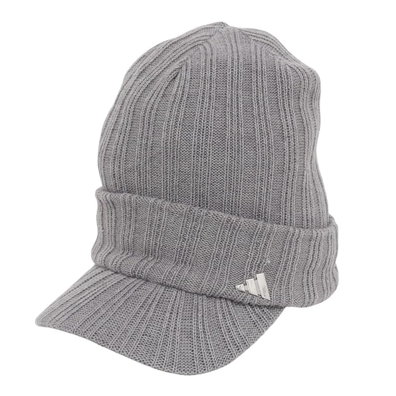 

[Adidas Golf] beanie COLD.RDY visor knit cap men s core heather
