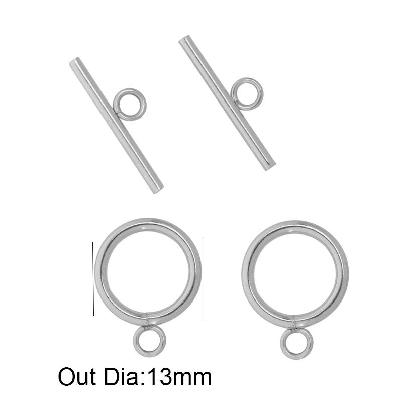 

New Irregular Curved OT Clasps Toggle Clasps Connectors For Bracelet Necklace Crafts Making Jewelry Making Supplies Wholesale