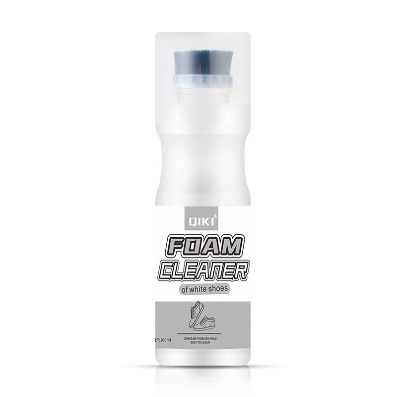 Domain King White Shoe Cleaner & Whitener with Brush - Maintains Sneakers, Sports Shoes, and Edges
