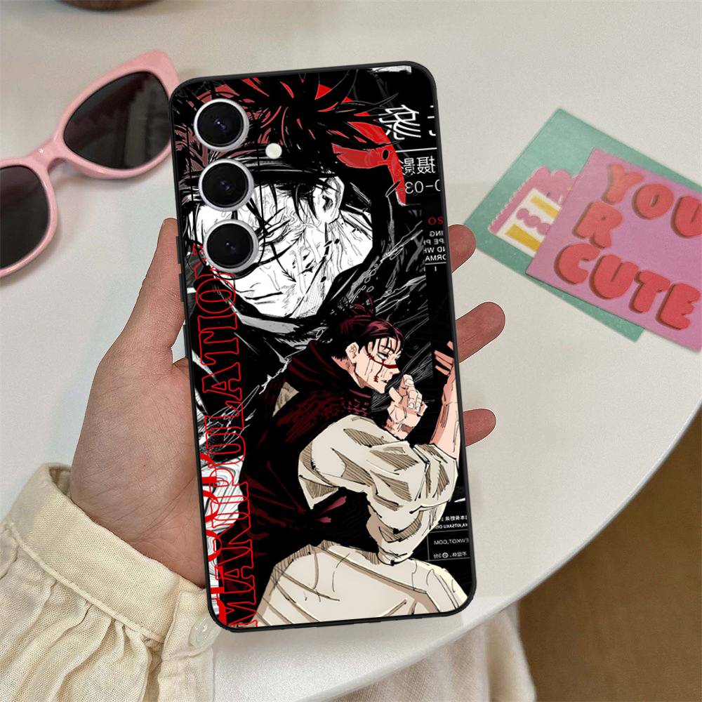 Anime Jujutsu Kaisen Choso Phone Case For Samsung S 20 21 22 23 Lite Plus Ultra Clear Mobile Cover Funda
