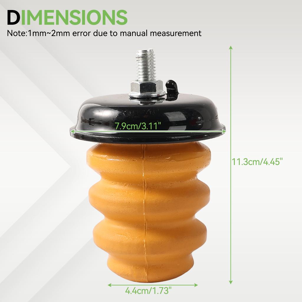 2pcs For Chevrolet Silverado GMC Sierra 1500 HD 1999-06 Rear Axle Rubber Shock Absorber Bump Stop Bumper Spring 15712438 523-049