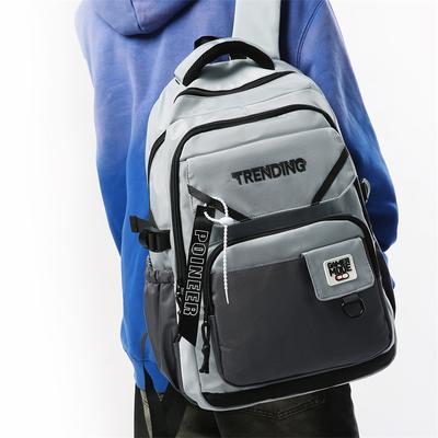 Men's Large Capacity Backpack Travel Computer Backpack Women's Junior Senior High School Student Schoolbag