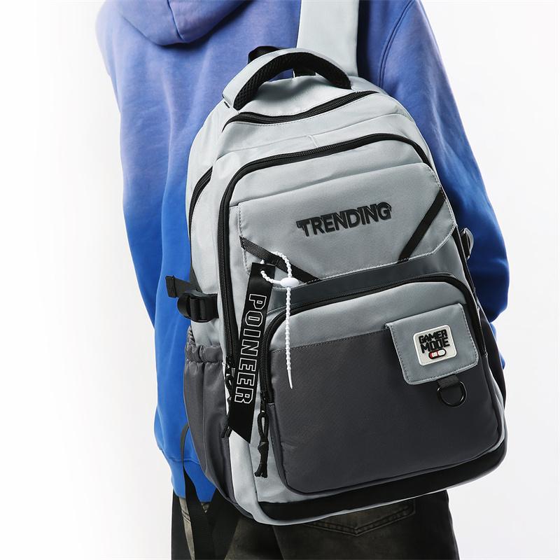 Men's Large Capacity Backpack Travel Computer Backpack Women's Junior Senior High School Student Schoolbag