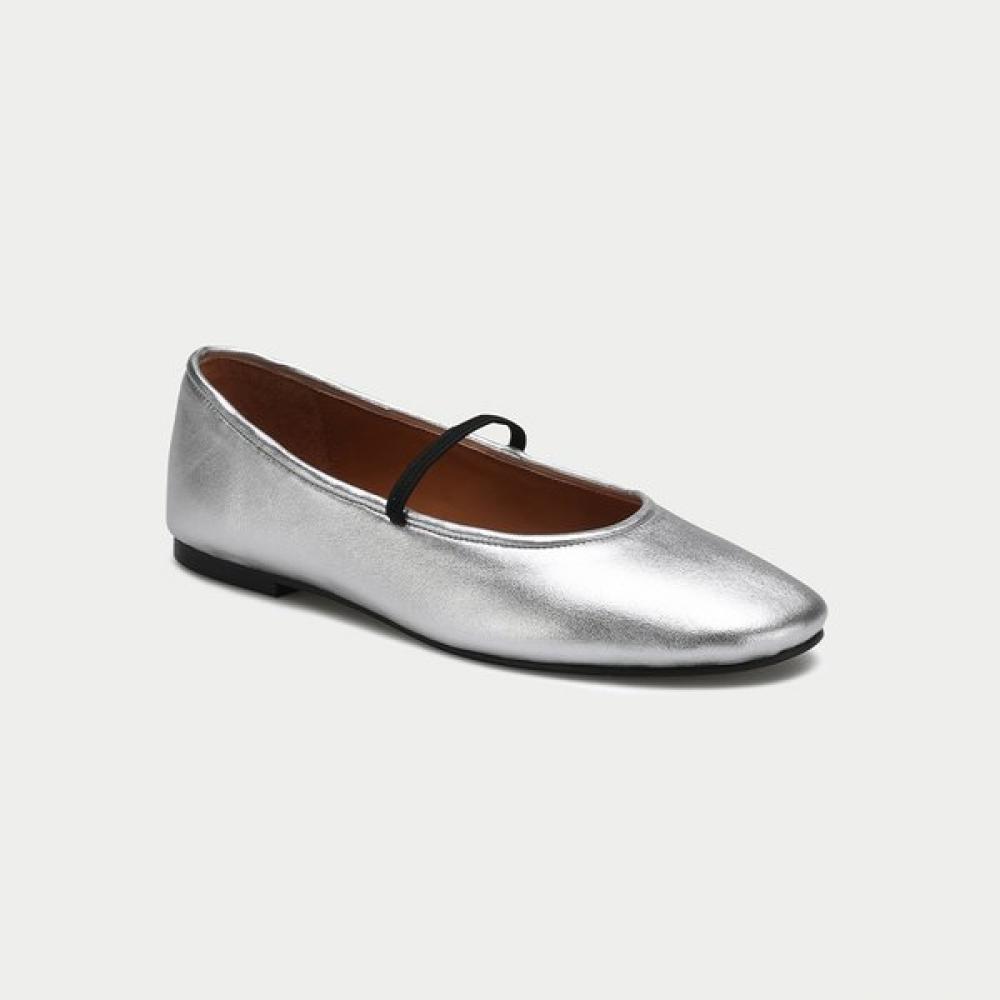 Thom Mcan Women S Comfort Mary Jane Flat ShoeS Silver 8tmpa15S7l 250