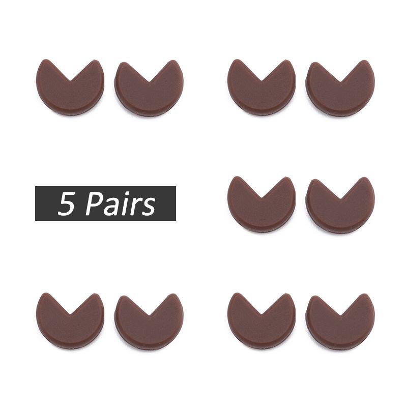 5 Pairs / Package Silicone Anti-slip Holder for Glasses Accessories Ear Hook Sports Eyeglass Temple Tip Stoppers Eyewear Hook