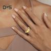 Lady Magnetic Ring Adjustable Opening Design Polished Smooth Electroplated Alloy Simple Style Finger Jewelry for Party Daily Life Date