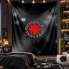Wandbehang Wandteppich Red Hot Chili Peppers Druckstoff für Wohnzimmer Schlafzimmer Heimdekoration