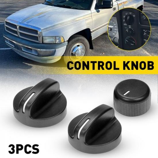 

For 1994 96 1995 97 Dodge Ram A/C 1500 Heater Control Switch Knob Set 2500 94 R4