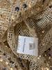 2024 European & American Sequin Mesh Slim-Fit Long-Sleeve Top