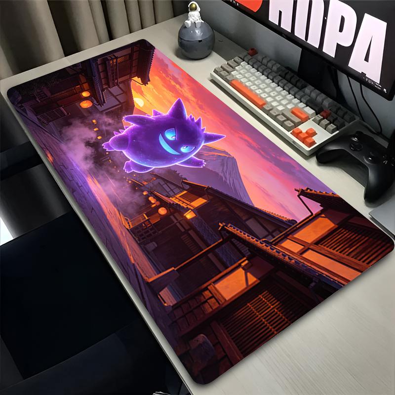 Mouse Pad  Laptop Computer Gamer Desk Mat Gengar Esports Players Mousepad Large XXL Gaming Keyboard Pad Rubber Mausepad