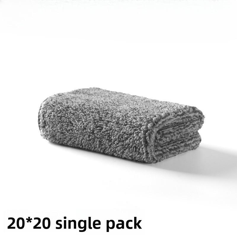 

Fiber Absorbent Towel, Soft Towel, Non-shedding Absorbent Towel, Oil Stain Cleaning Cloth, Edge-cut Bamboo Charcoal Fiber Cloth [ Edge wrapping ]20*20