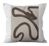 Office Living Room Home Pillowcase Abstract Line Decorative Pillowcase Car Ornaments