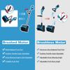 Electric Snow Shovel 21V Battery Powered Brushless Snow Thrower Rechargeable Snow Blower with