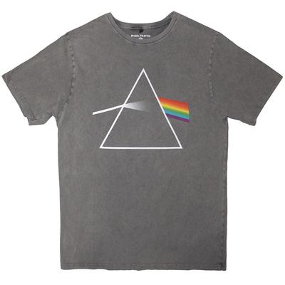 Pink Floyd Stone Wash T-Shirt: Dark Side of the Moon Album OFFIZIELL NEU