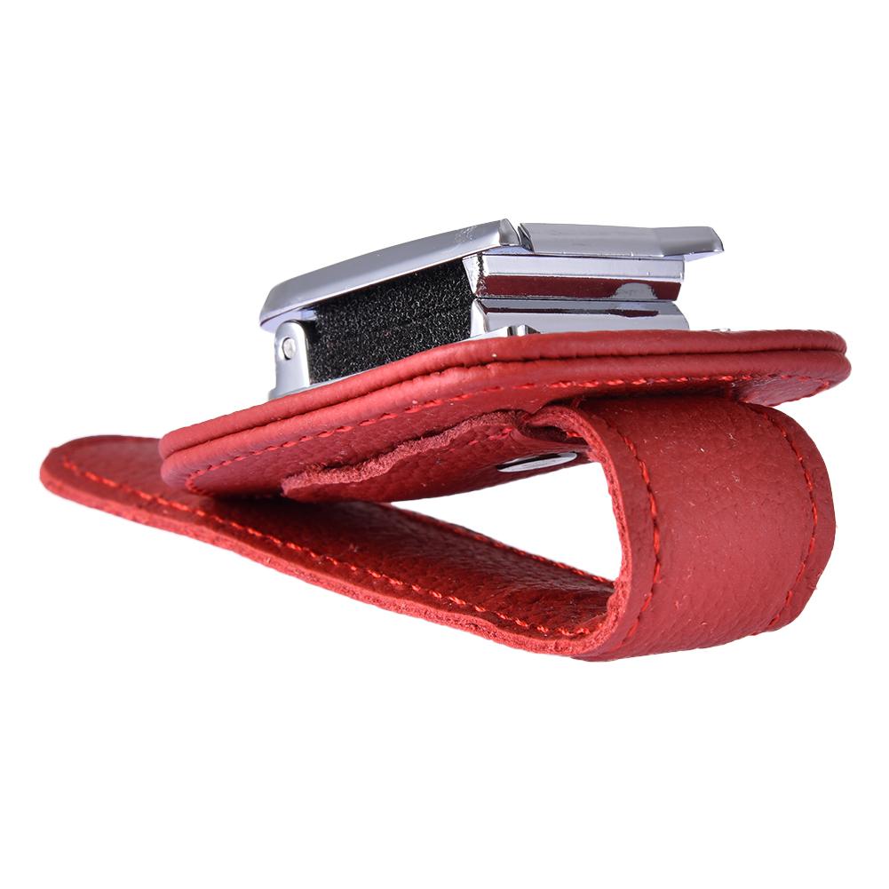 1Pcs Car Glasses Holder Universal Car Visor Sunglasses Holder Clip Leather Eyeglasses Hanger And Ticket Card Clip Eyeglasses