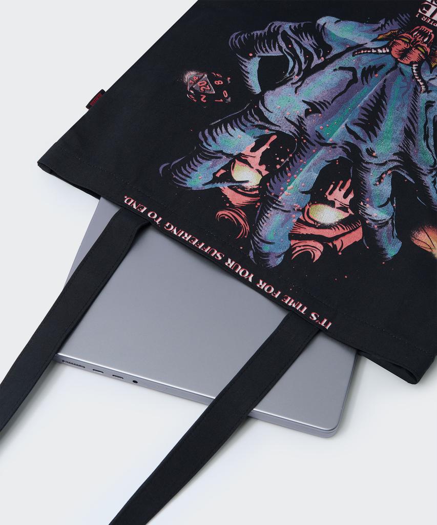 Musinsa Standard [Stranger Things Collaboration] Hellfire Club Shoulder Bag [Black]