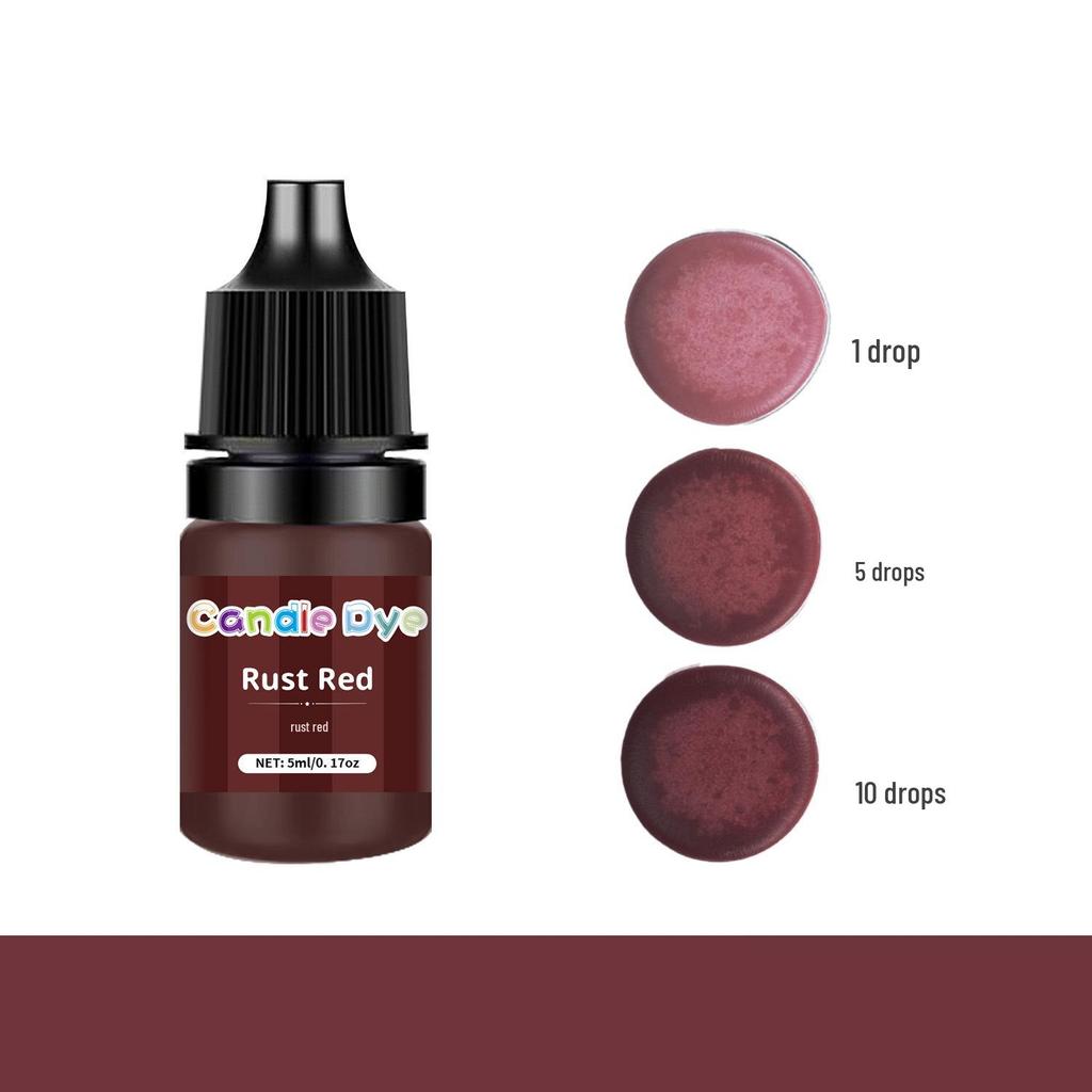 48 Color 5ML High Concentration Color Essence for Aromatherapy Candles & Handmade Soap DIY Silicone Pigment