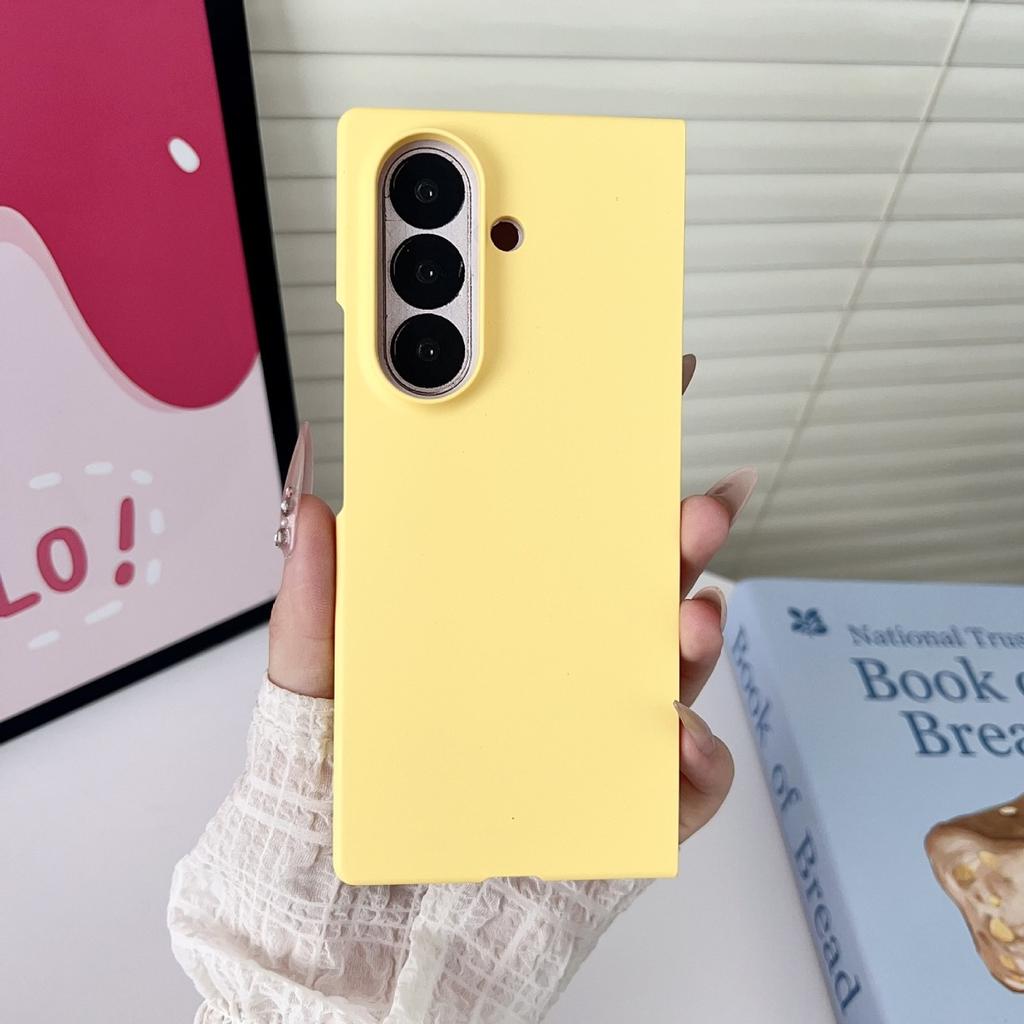 Luxury Ultra Slim Hard Back Case for Samsung Galaxy Z Fold 7/6/5/5G/ZFold7/Z Fold 3/4/5 Shockproof Candy Solid Color Cover