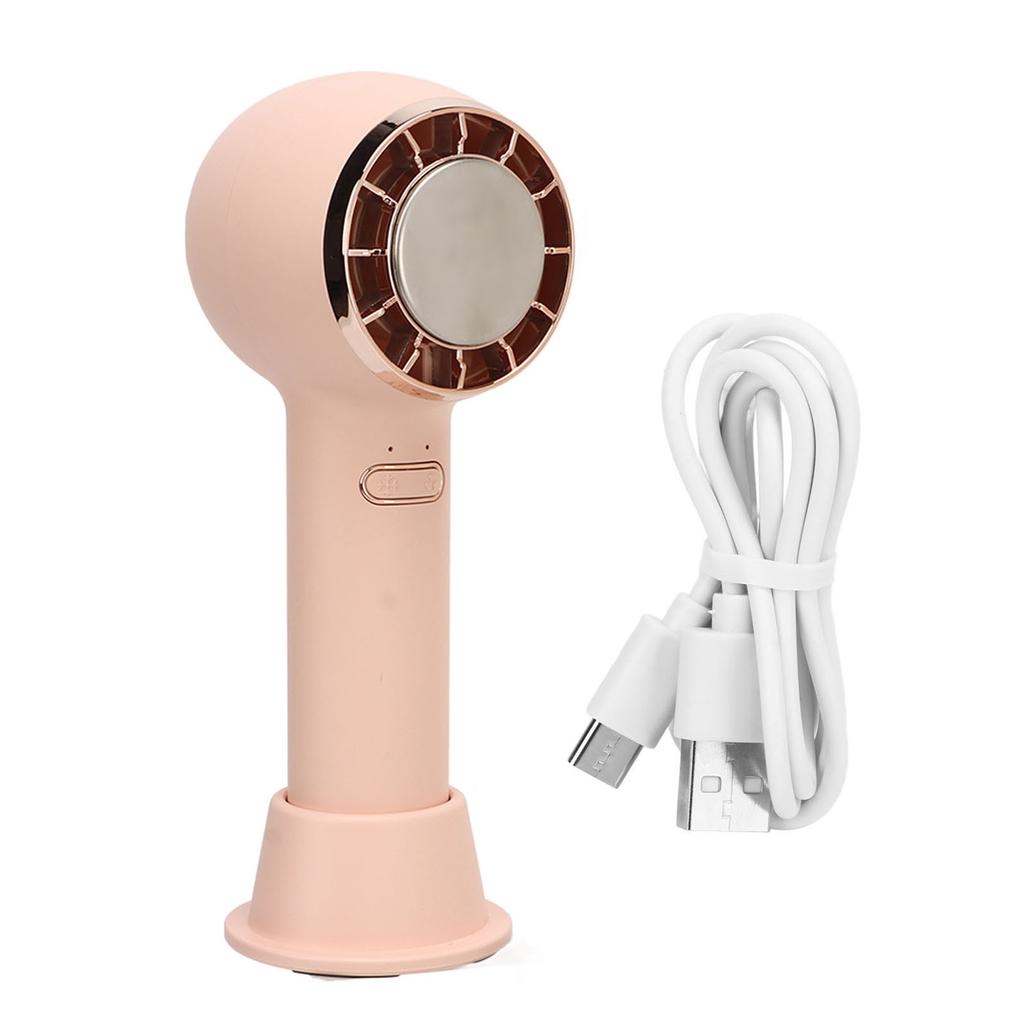 Mini Handheld Fan Portable USB Rechargeable Small Pocket Fan with Cooling Plate for Eyelash Makeup Kids Women