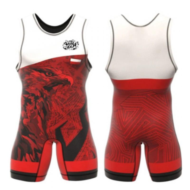 Tuta Singola da Wrestling per Uomo Donna Uniforme Alta Elasticità Tuta da Allenamento Competizione Freestyle