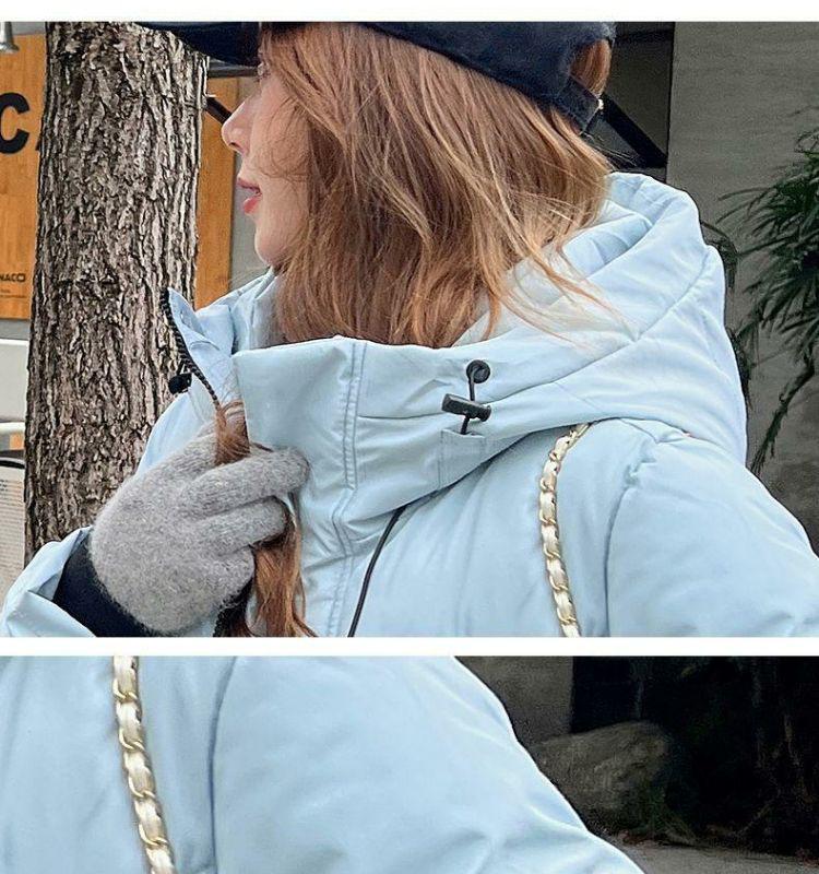 Women's 2025 Winter Long Fashion Over-the-Knee Down Cotton Coat – Thickened and Warm Outerwear Jacket