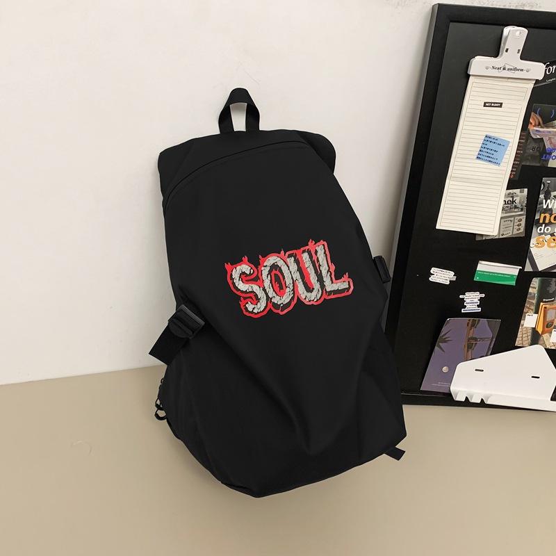 

Школьный рюкзак мужской для студента колледжа, пленочный, мужской компьютерный рюкзак, для ученика средней школы, старшеклассника, дорожная сумка большой вместимости чёрный