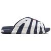 Nike Air More Uptempo Slide Hausschuhe Blau Weiß FQ8699-400 Asiatische Herrengröße